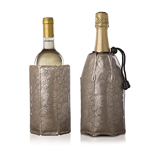 Vacu Vin Set Di Refrigeratore Per Vino E Champagne Attivo - Platino