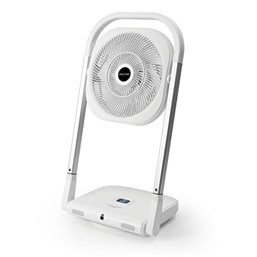 Macom Enjoy & Relax 986 Slimmy Potente Ventilatore Pieghevole Salvaspazio Con 9 Velocità