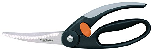Fiskars Functional Form Trinciapollo, Acciaio Inossidabile, Nero/Grigio/Arancione, 25 X 9.2 X 2.6 Cm, 1003033