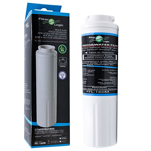 Filterlogic Ffl-160M | Filtro Acqua Compatibile Con Maytag Ukf8001 Pur Compatibile Con Maytag, Whirlpool, Amana, Gaggenau, Beko Frigorifero Americano 