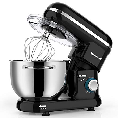 Vospeed Impastatrice Planetaria 6Qt Robot Da Cucina 1500W Multifunzione Impastatrice Professionale Con Frusta, Gancio Per Impastare, Frusta Per Dolci,