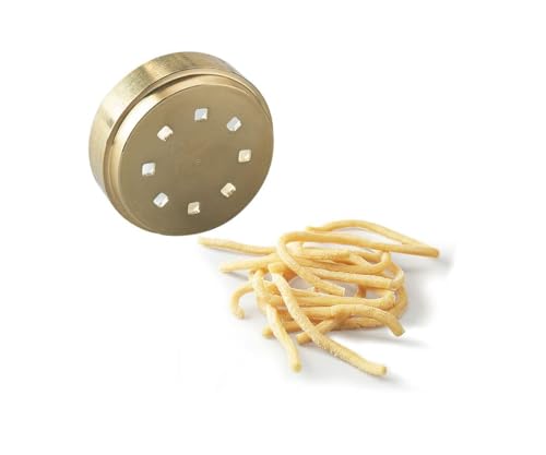 Kenwood Spaghetti Quadri A910/5 Accessorio Trafila In Bronzo Per Creare La Pasta Fresca, Made In Italy, Accessorio Per Impastatrice Planetaria Compati