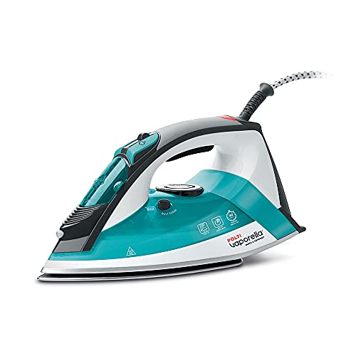 Polti Vaporella Quick&Comfort Qc120 Ferro Da Stiro Con Piastra In Acciaio Inossidabile, Impugnatura Con Cuscinetto Soft Touch, 2200 W, Colpo Di Vapore