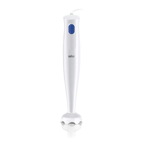 Braun Frullatore A Immersione Mq10.000P Multiquick1, Modello 2023, Minipimer Leggero, Con Sistema Easytwist Per Cambiare Facilmente Accessorio, Tecnol
