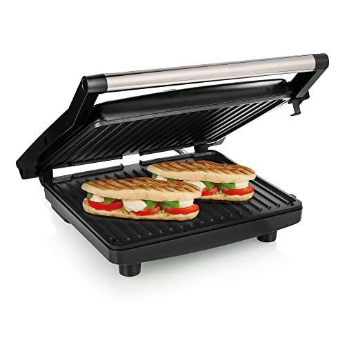 Tristar Griglia Di Contatto Gr-2858, 2000 W, Plastica, Acciaio Inox Spazzolato