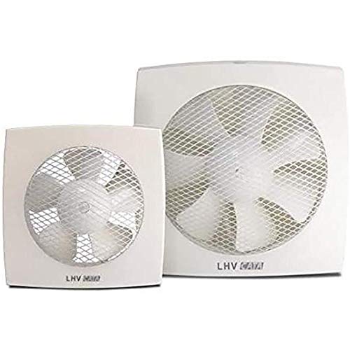 Cata Ventilatore Da Parete Lhv-160, Design Elegante, Funzionamento Particolarmente Silenzioso E Prestazioni Di Alta Qualità, 450 M3/H, 160 Mm, 100% Or