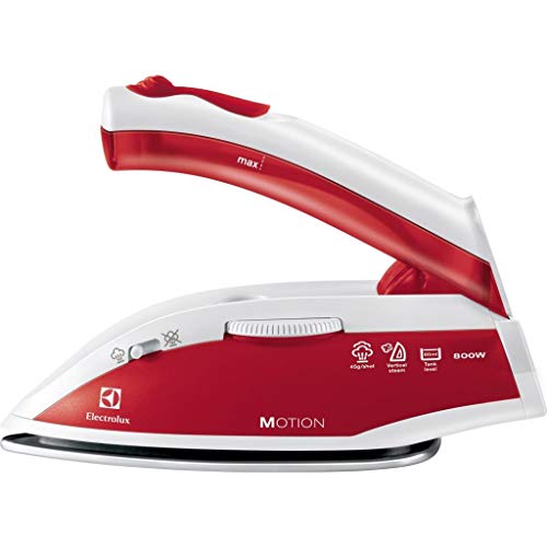Electrolux Edbt800 Perfect Motion Ferro Da Stiro A Vapore Da Viaggio, 800 W, 920 G, 135X195X90Mm, Rosso