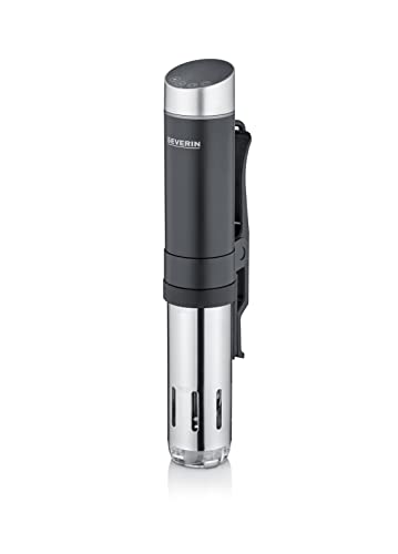 Severin Sous Vide Stick Con Funzione Touch, Potente Sous-Vide Garer Con Display A Led, Sous Vide Cottura Su Dispositivi Tradizionali, Acciaio Inox Spa