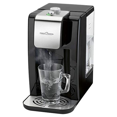Proficook Pc-Hws 1168 - Distributore Di Acqua Ad Alta Velocità, 100°C In Ca. 3 Secondi, Regolazione Variabile Della Temperatura Da 45°C A 100°C, Fino
