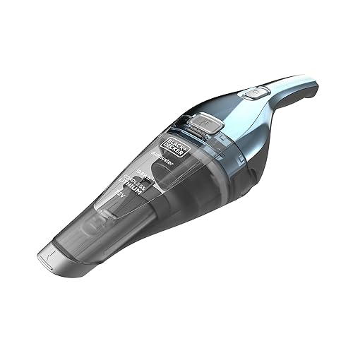 Black+Decker Aspirabriciole Senza Fili A Batteria Litio Con Doppio Sistema Di Filtraggio, Design Compatto, Contenitore Rimovibile, 385 Ml