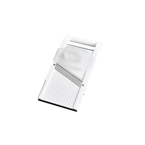 Benriner Mandoline, Giapponesi In Acciaio Inox, Senza Bpa, 12.75 X 9,5 Cm Nuova Versione Jumbo White