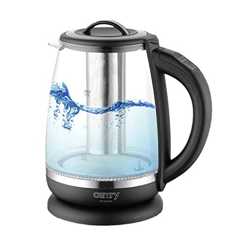 Camry Glazen Waterkoker Met Temp. Control & Tea Infuser Cr 1290