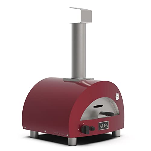 Alfa Forni Linea Moderno Forno Pizza Portatile Rosso
