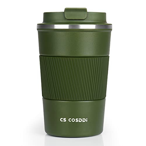 Cs Cosddi Tazza Termica,Tazza Da Viaggio Per Caffe,Beuta Da Vuoto In Acciaio Inossidabile,Tazza Termica Da Viaggio Con Coperchio A Prova Di Perdite -A