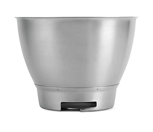 Kenwood Kat300Ss Ciotola Da 4,6 Litri In Acciaio Inox Chef Ss Bowl, Accessori Per Robot Da Cucina, Adatta Per Tutti I Robot Da Cucina Chef Serie Kvc30