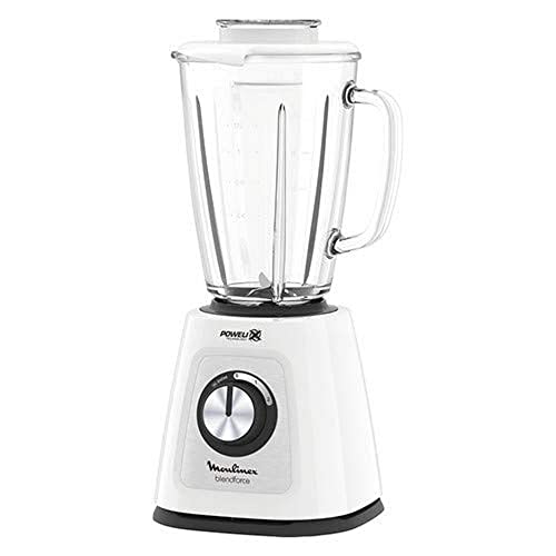 Moulinex Lm4351 Blendforce 2, Frullatore Elettrico Con Tecnologia Powelix, 800 W, 1.75 Litri, Sistema Smartlock, Blender Frullatore Elettrico Con 3 Ve