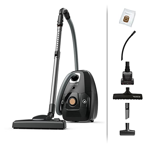 Rowenta Ro6189Ea Green Force Effitech, Aspirapolvere A Traino, 4,5 L, 400 W, 64 Db(A), Motore Effitech, Design Compatto, Potente, Silenzioso E Ecologi