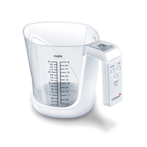 Korona Mia Electronic Kitchen Scale Transparent,White