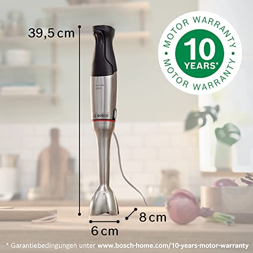 Bosch Ergomaster - Frullatore A Immersione Serie 6 Msm6M820, 1200 W, In Acciaio Inox