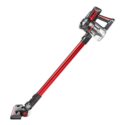 H.Koenig Powerclean+ Aspirapolvere Con Batteria Ricaricabile Up810, Senza Sacco, 2 Velocità, Potente-Compatto-Leggero-Silenzioso-120W-Multifunzione, R