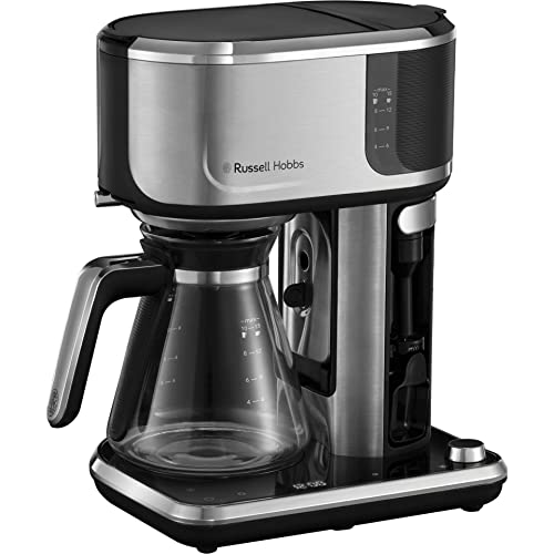 Russell Hobbs, Macchina Per Caffè Americano, Opzioni Barista: Pressione Regolabile, Infusione A Freddo, Montalatte, Timer Programmabile 24H, Mantenime