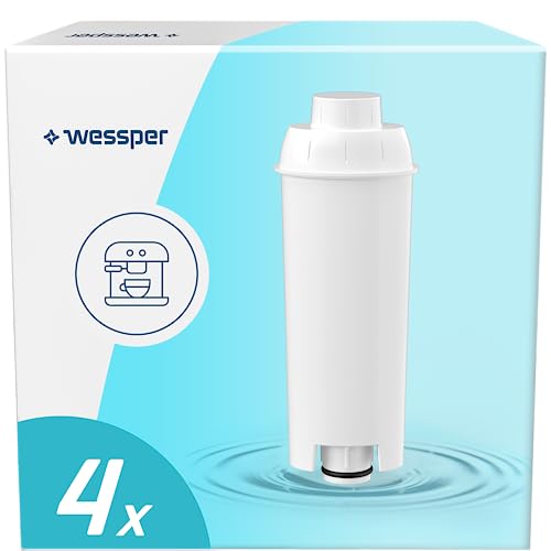 Wessper Filtro Acqua Macchina Da Caffè, Ricambio Filtro Per Macchina Da Caffè Delonghi Dlsc002, Ser3017, Ecan, Escam, Etam, Secam, Serie S, Cartuccia