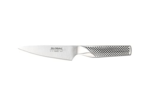 Global. Coltello Modello G101 Cook'S Knife - Prep Knife (Piccole Preparazioni). Prodotto In Acciaio Cromova 18, Temprato Nel Ghiaccio. Lunghezza Centi