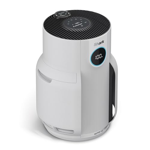Shark Neverchange Fino A 5 Anni Purificatore D’Aria, Copertura 60 M², Filtro Hepa Con Durata Di 5 Anni Che Cattura Il 99,97% Degli Allergeni, Modalità