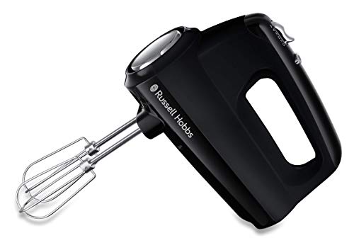 Russell Hobbs Sbattitore Elettrico, Gancio Impastatrice Incluso, 5 Livelli Di Velocità + Funzione Turbo, 2 Frustre Per Montare + 2 Ganci Per Impastrar