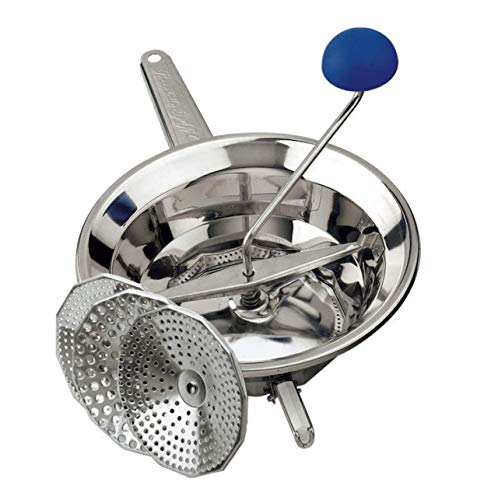 Cook Case By Omac 195 Emanuel 3 Passatutto Manuale, Acciaio, Stainless Steel