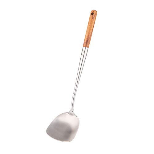Spatola Per Wok Da 47 Cm Per Wok, Spatola Per Wok In Acciaio Inox 304.