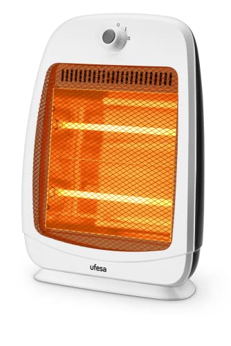 Ufesa Rigel Stufa Elettrica Al Quarzo, 2 Livelli Di Potenza, 800 W, Interruttore Di Sicurezza, 2 Tubi Al Quarzo, Silenziosa