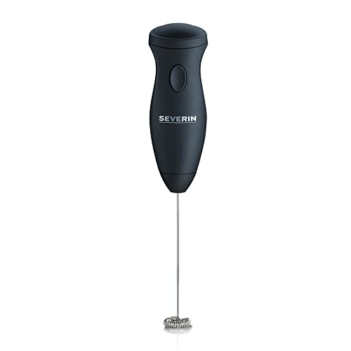 Severin Sm 3590 Montalatte Senza Filo, Pile Incluse, Nero
