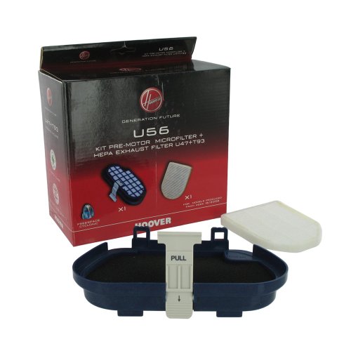 Hoover - U47 Kit Filtri Per Cassetta Ciclonica: 1 Microfiltro (Integrato Nella Cassetta Ciclonica) + 1 Spugna.