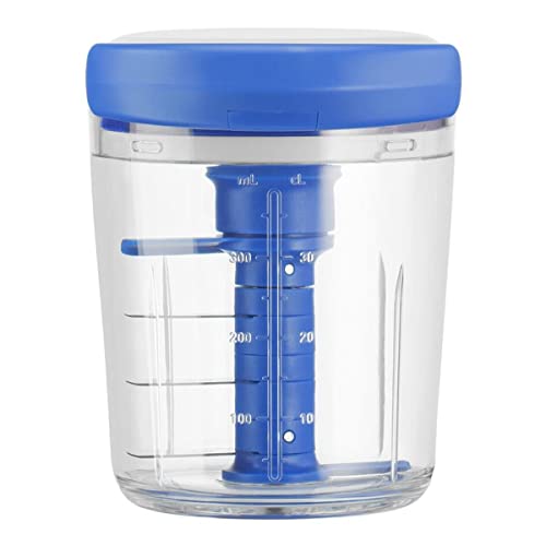Jamie Oliver By Tefal K1644344 - Tritatutto Universale Per Verdure, Frutta, Cipolle, Noci, Aglio, 450 Ml, Colore: Bianco/Blu