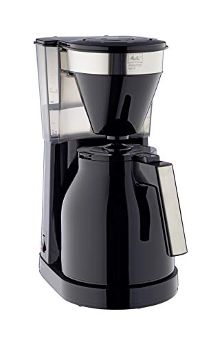 Melitta Easy Top Ii Therm 1023-08 Macchina Da Caffè Americano A Filtri Da 1 Litro (8 Tazze) Con Serbatoio, Color Nero