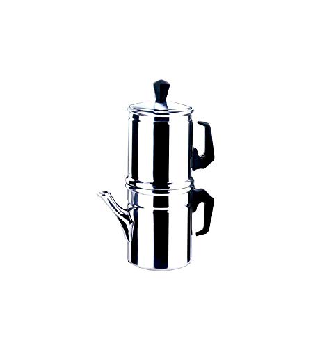 Ilsa Caffettiera Napoletana Diamante, Alluminio, Tazze 9, Cl 60