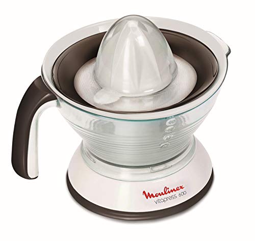 Moulinex Pc300B Vitapress Spremiagrumi Elettrico Con Doppio Senso Di Rotazione, 25W, Nero