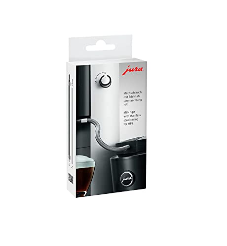 Jura 24112 Tubo Per Latte Con Rivestimento In Acciaio Inox Hp1, Argento