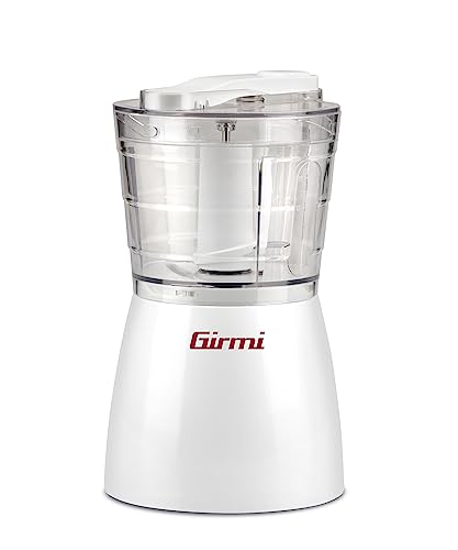 Girmi Tr1500 Tritatutto, 500 W, Capacità 500Ml, Funzione Pulse, Contenitore Tritan, Lame In Acciaio, Funzione Tritaghiaccio, Bianco
