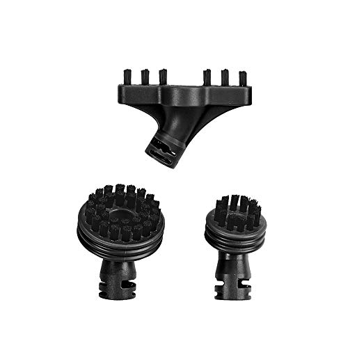 Polti Paeu0344 - Set Di 2 Spazzole Rotonde E 1 Spazzola Per Guarnizioni Polti Vaporetto