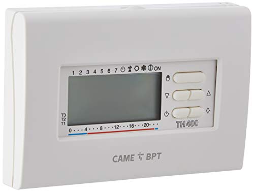 Cronotermostato Elettronico Digitale Settimanale Bianco Th/400 Bb