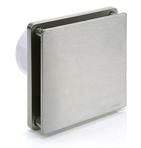Sterr Argento Aspiratore Bagno 100 Mm Ventilatore Da Bagno Con Sensore Di Umidità Ventilatore Da Bagno Silenzioso - Ventilatore Da Bagno Moderno - Ven