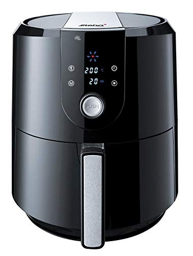 Steba - Friggitrice Ad Aria Calda Hf 5000 Xl, Capacità 5,2 Litri, Cestello Antiaderente, Funzione Di Mantenimento Del Calore, 7 Programmi Automatici,