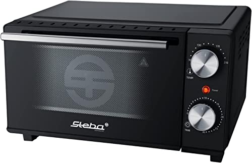 Steba Mini Forno Con Volume Di 9 Litri, Calore Superiore E Inferiore, Profondità Della Pizza Fino A Ø 22 Cm