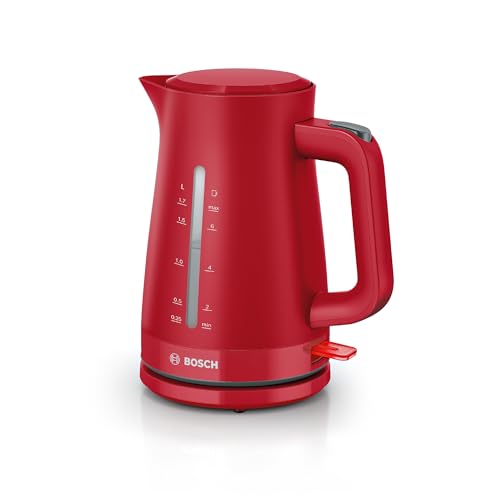 Bosch Twk3M124 Mymoment Bollitore Elettrico, Impugnatura Ergonomica, Ampia Apertura, 3 Livelli Di Sicurezza, Filtro Anticalcare, Capacità 1,7 L, Plast