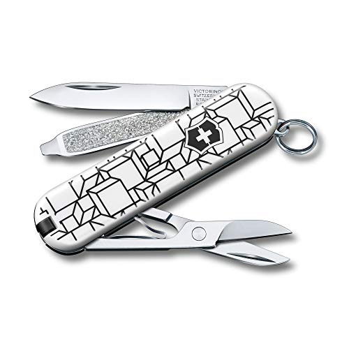 Victorinox Classic 2021 Cubic Illusion Swiss Army Knife Pattern Limited Edition, Pocket Unisex-Adult, Multicolor, Unknown