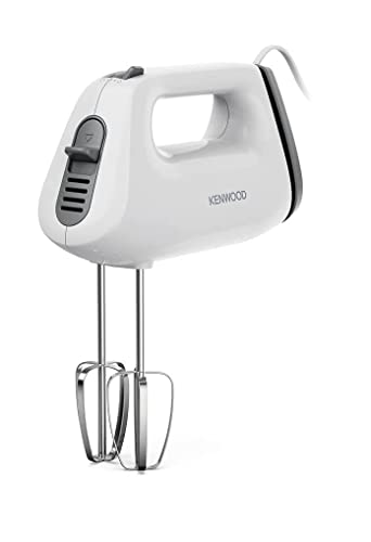 Kenwood Quickmix Lite, Frullatore Leggero A Doppia Frusta Con Bassa Velocità Iniziale, Utensile A Estrazione Sicura, Cavo Avvolgibile, Hmp10.00Wh, 300
