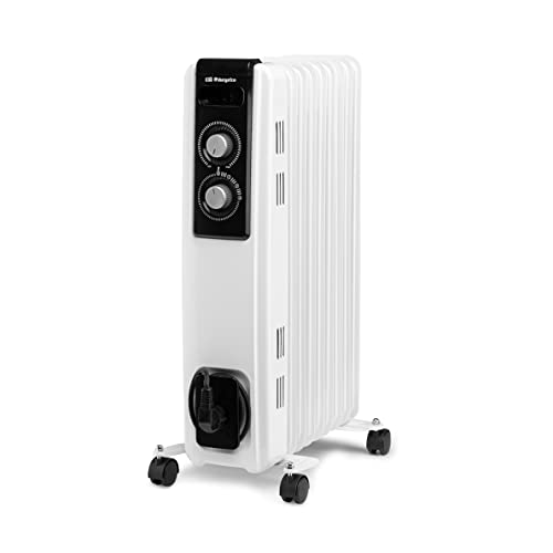 Orbegozo Rf 2000 Radiatore Di Olio, 2000 W Di Potenza, Costruzione Modulare Da 9 Elementi E Disegno In Colore Bianco