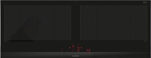 Siemens Ex275Hxc1E Iq700, Smart Piano Cottura A Induzione, 90 Cm, Nero, Con Telaio, Varioinduzione, Touchslider, Sensore Di Arrosto Pro – Arrosto Senz